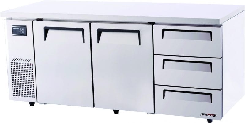 Turbo Air | Fridge & Freezer | KUR18-3: 3 Door or Turbo Air | Fridge & Freezer | KUF18-3: 3 Door